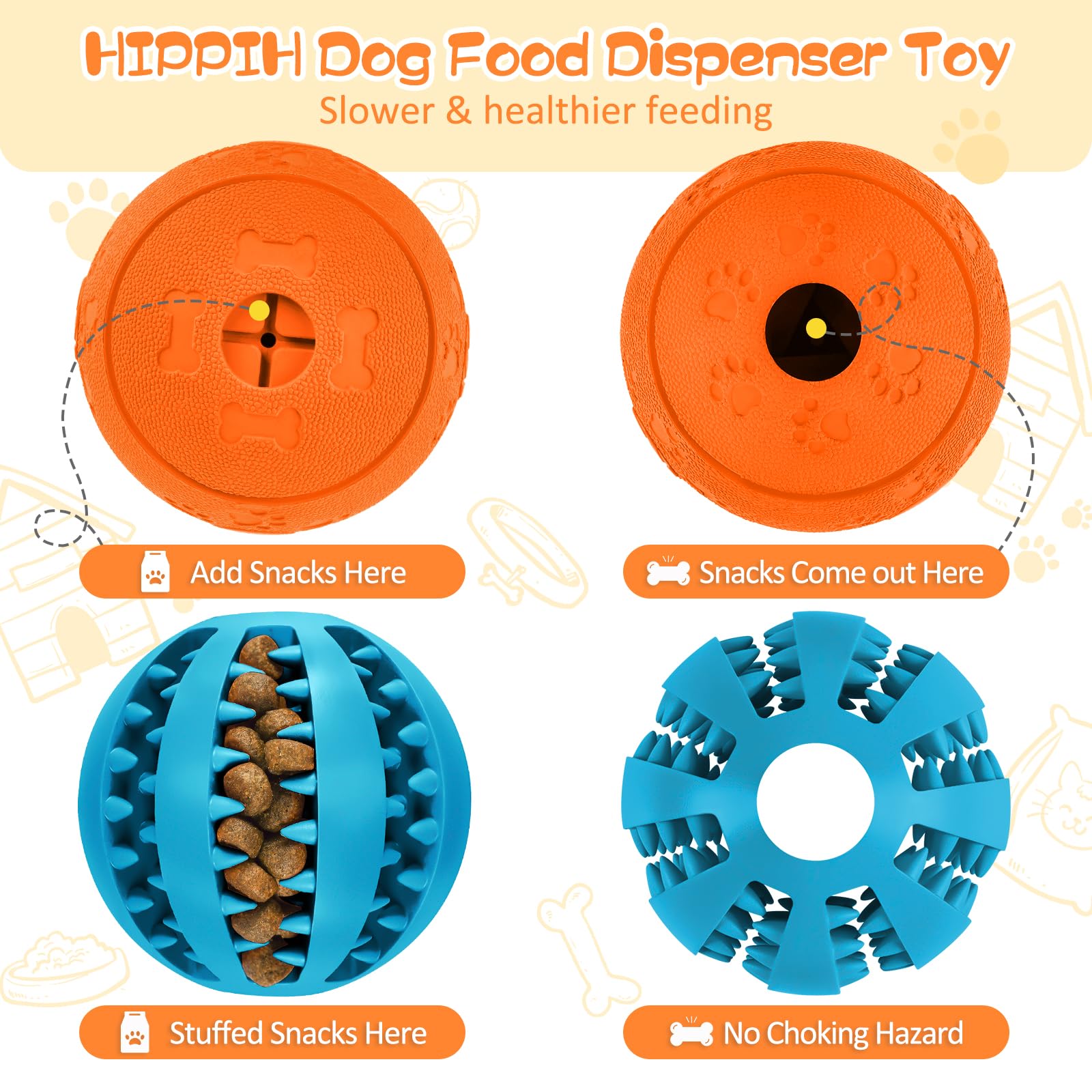 HIPPIH juguete inteligente para perros, facilita entrenamiento de inteligencia.