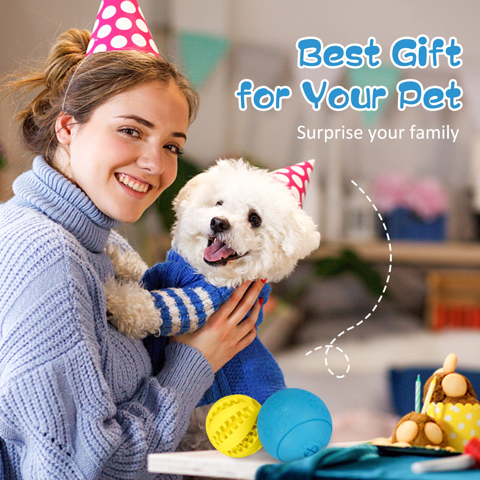 HIPPIH Regalo para perros activos: entretenimiento y protección del hogar
