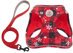 Arnés navideño Hipubby para perro, ajuste cómodo para paseos diarios.