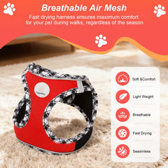Hipubby arnés de malla aire para perro, ventilado y ligero.