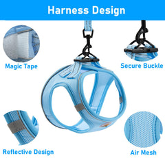 Arnés Hipubby para perro: banda reflectante 360 para visibilidad.