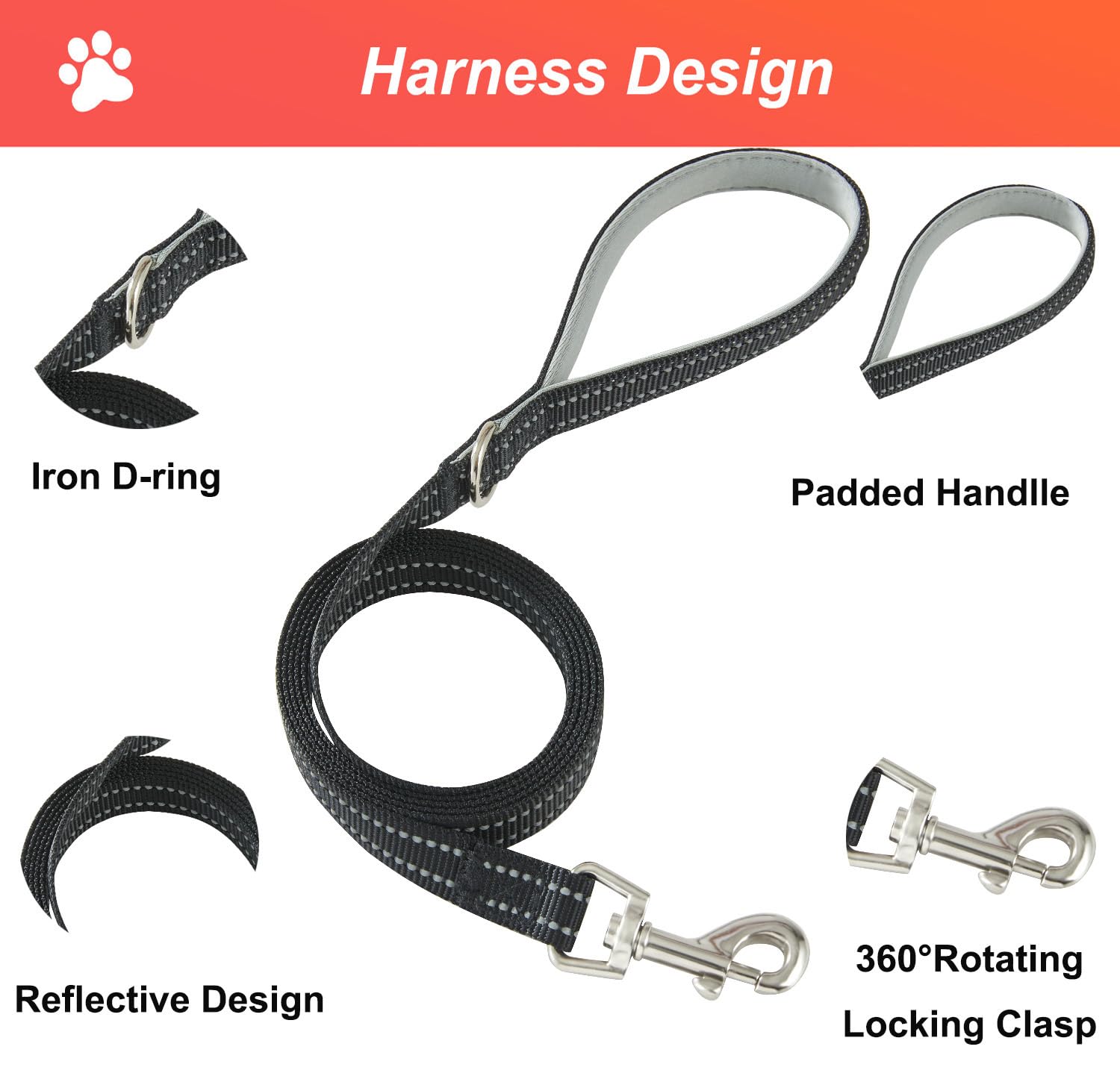Conjunto arnés y correa Hipubby, solución completa para perros pequeños.