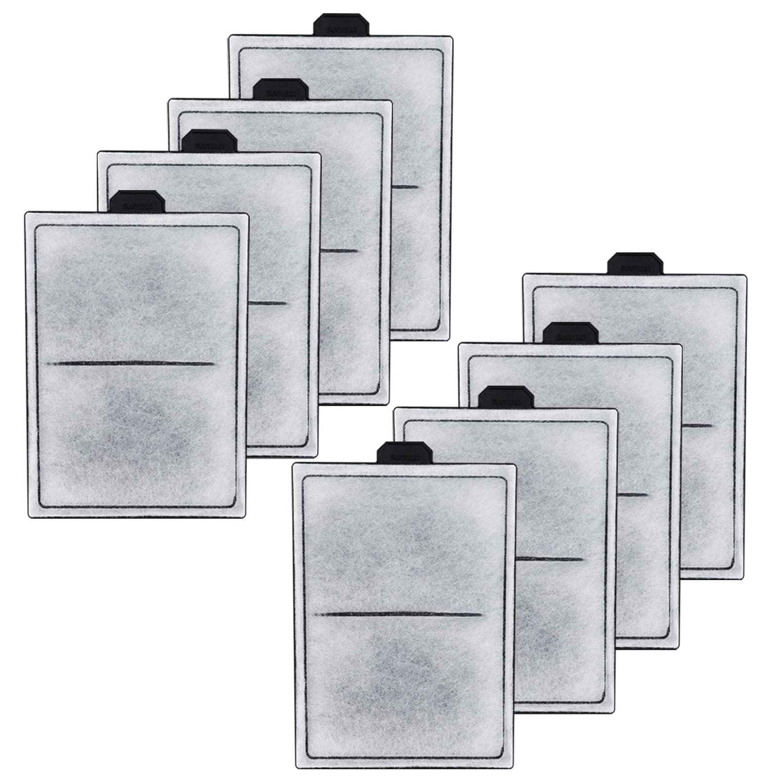 HiTauing 8-pack cartucho carbono para PF20 PF30 PF40 PF75 mejora filtración
