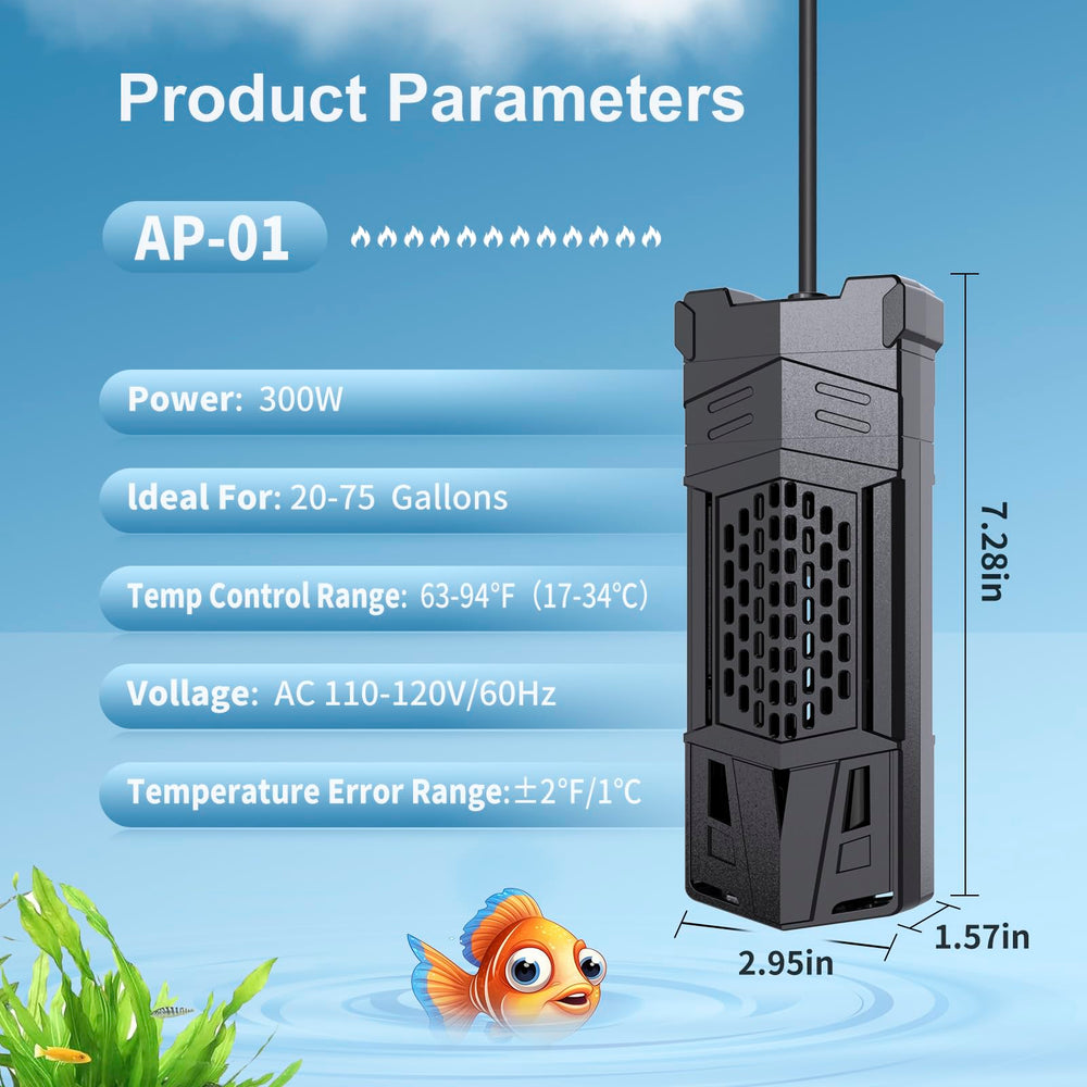 HiTauing AP01 IPX8, impermeable para acuarios