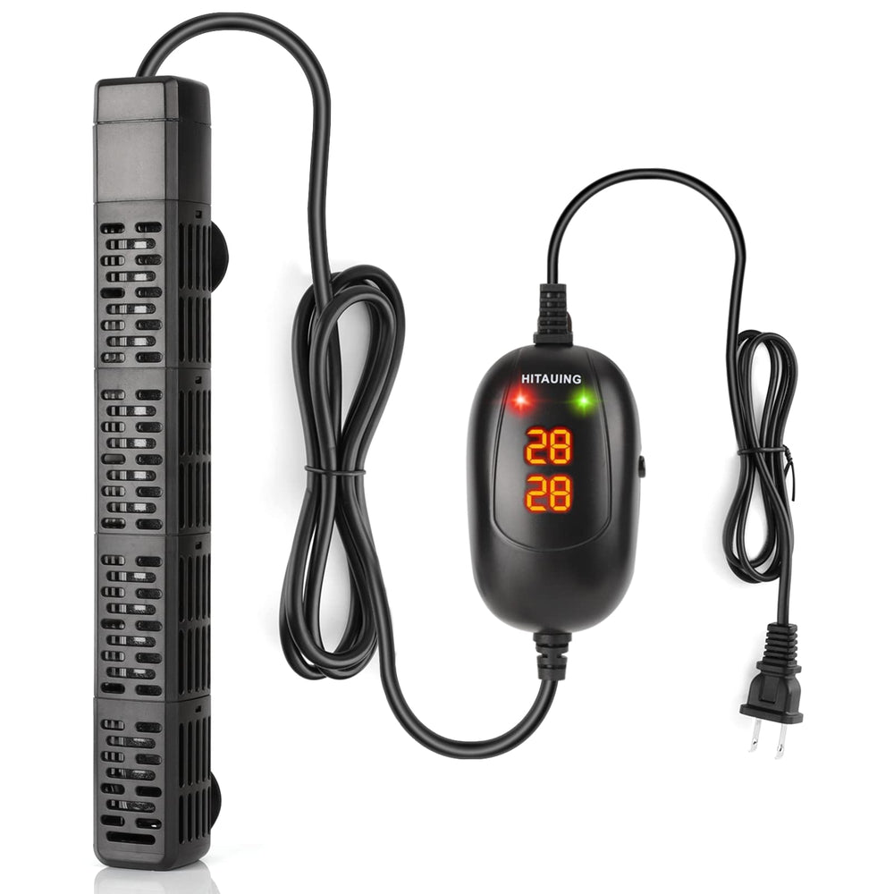 HiTauing calentador de acuario con pantalla digital para ajustar temperatura con precisión.