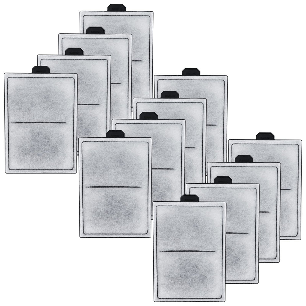 HiTauing PF-S: cartuchos 12-pack para PF10, mejora la filtración del acuario.
