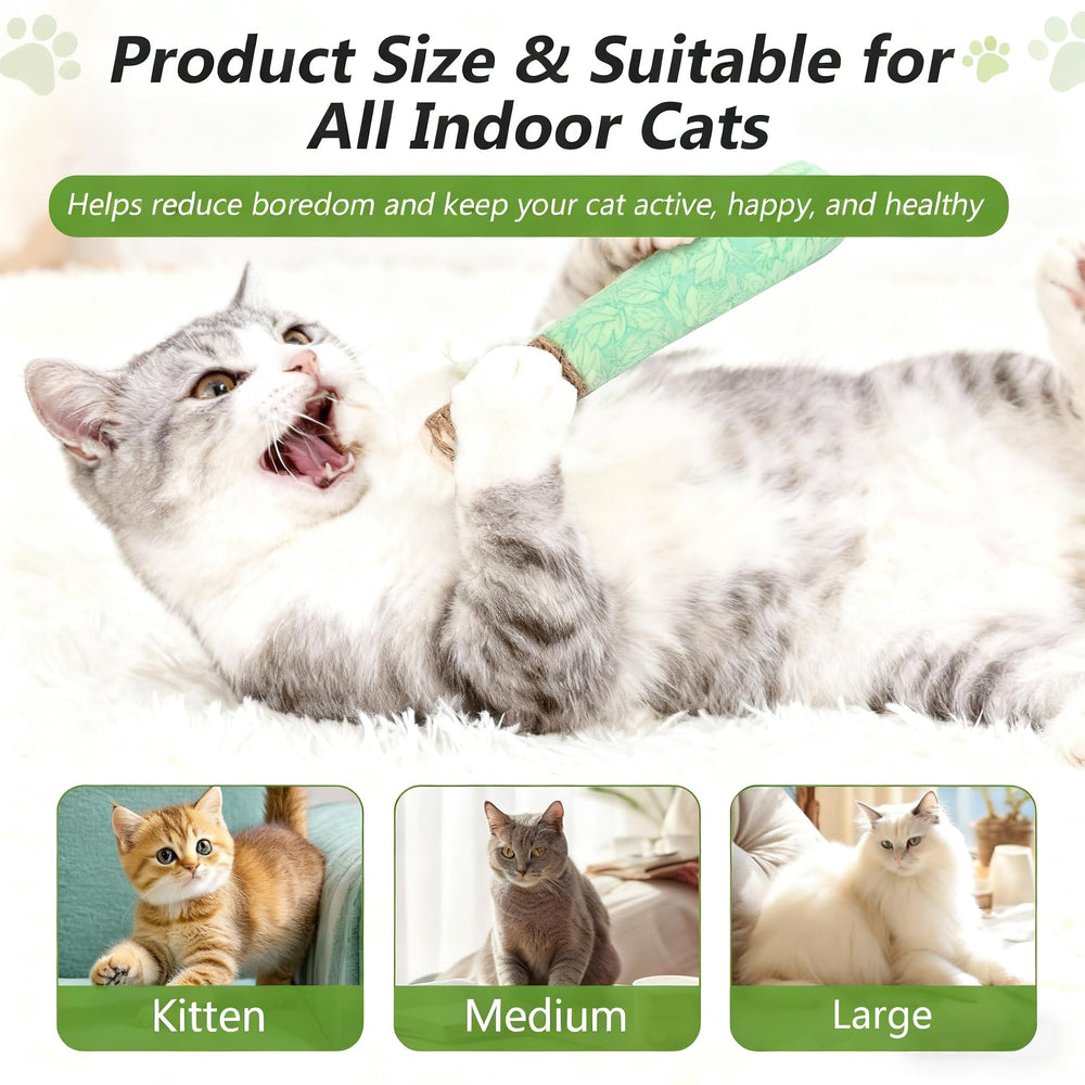 Juguete para uso en interiores con menta gatuna para gatos.