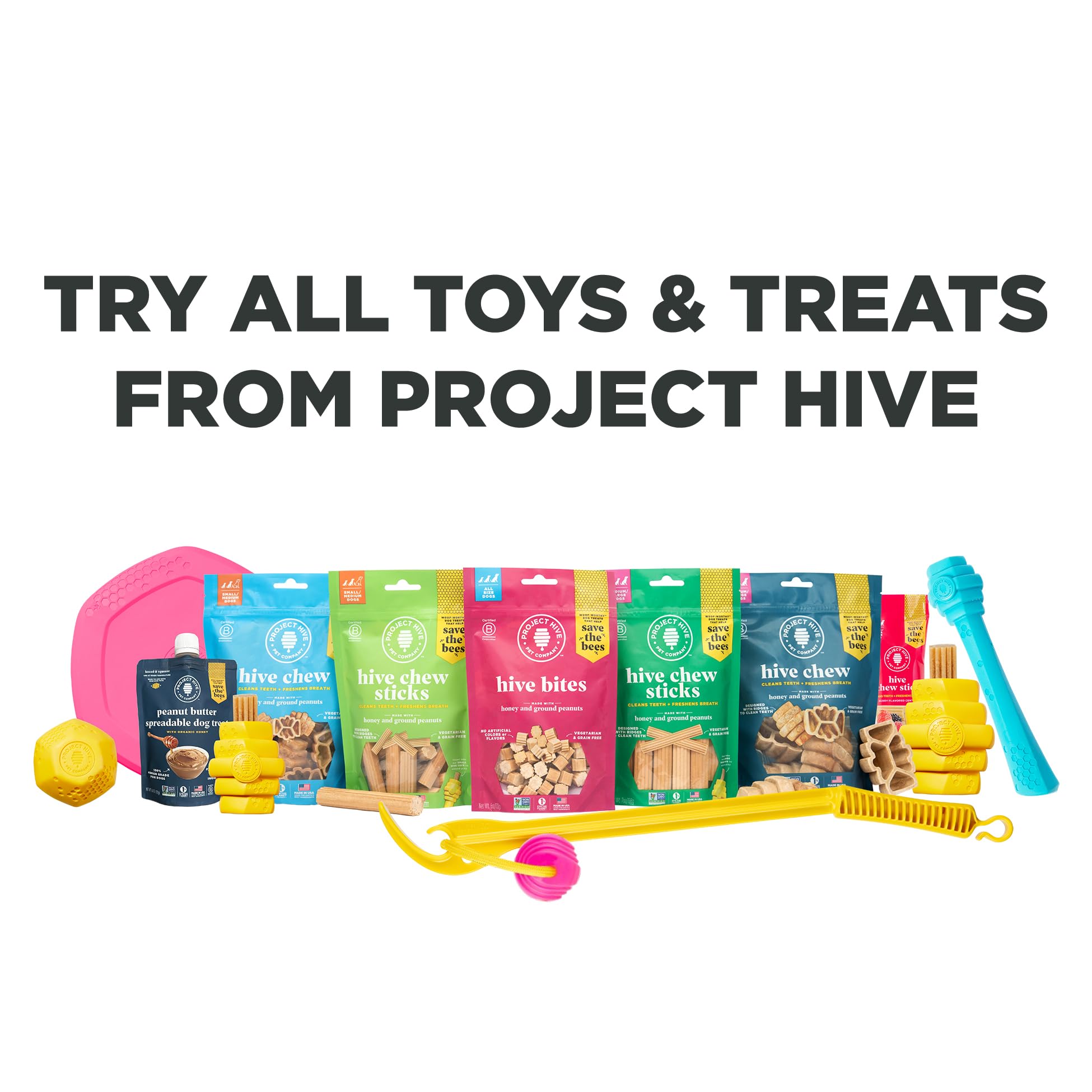 Hive Chews sabor mantequilla de cacahuete natural para masticar