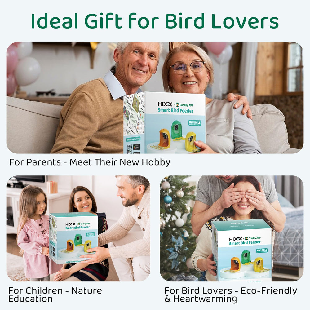HIXX función de compartir usuarios para ver aves en vivo.