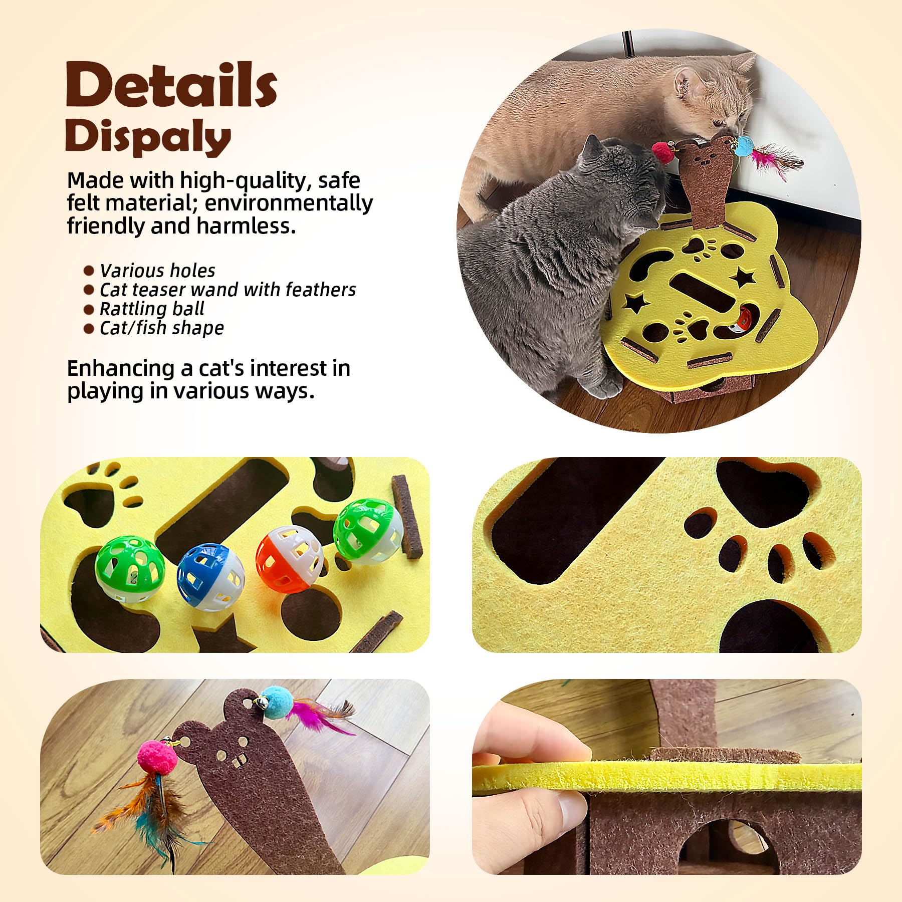 Diseño puzzle con aberturas múltiples para exploración constante