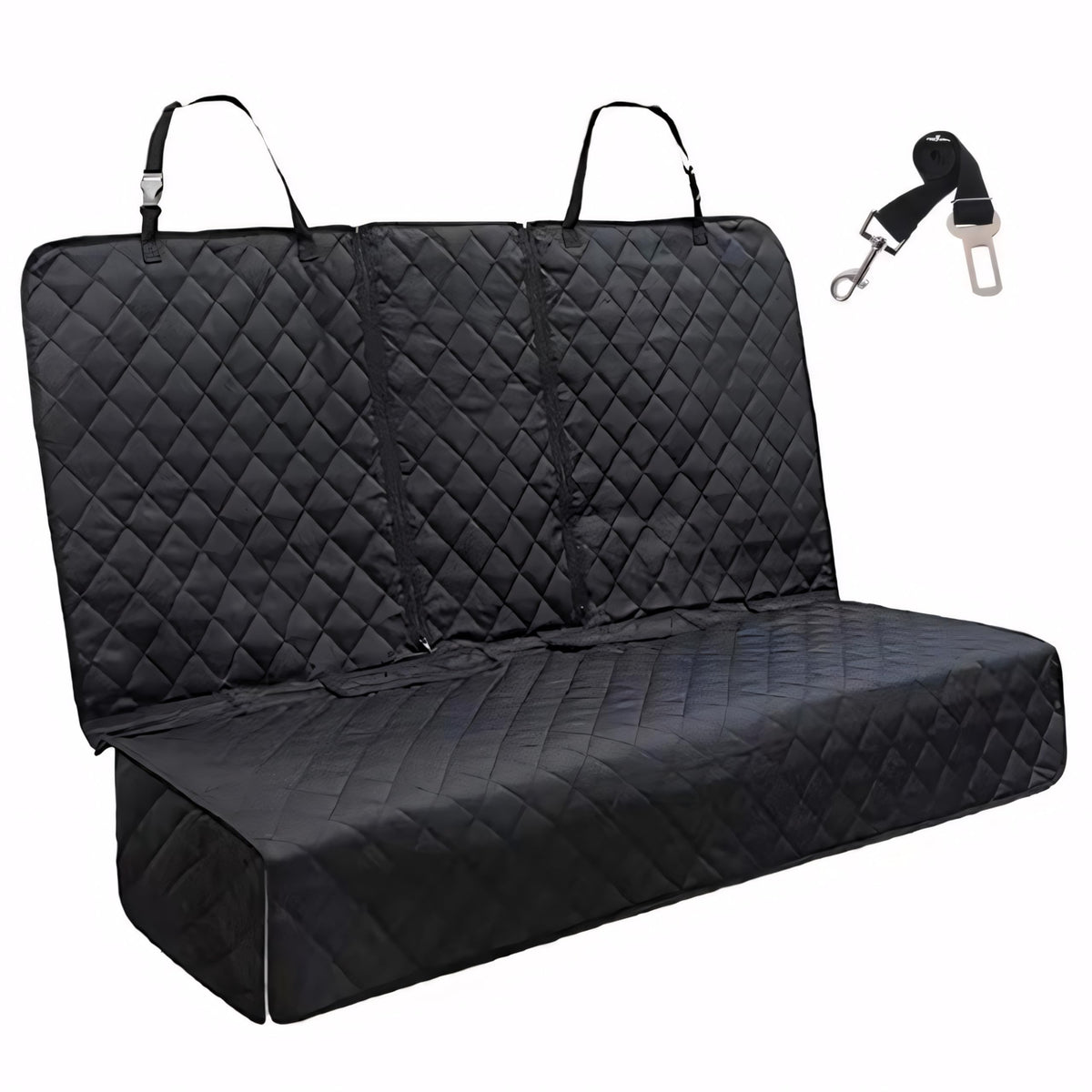 HNCPSY cubre asiento trasero impermeable para perros, protege del agua y desorden.