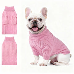 Hó Pêng-iú suéter térmico para perro pequeño con cuello alto, calor suave.