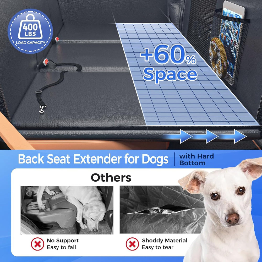 HOB4U hamaca para perros en PU impermeable protege el interior y facilita la limpieza.