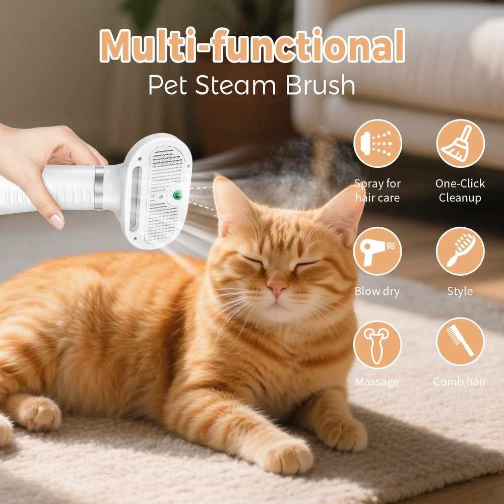 HOB4U cepillo con niebla para gatos y perros.
