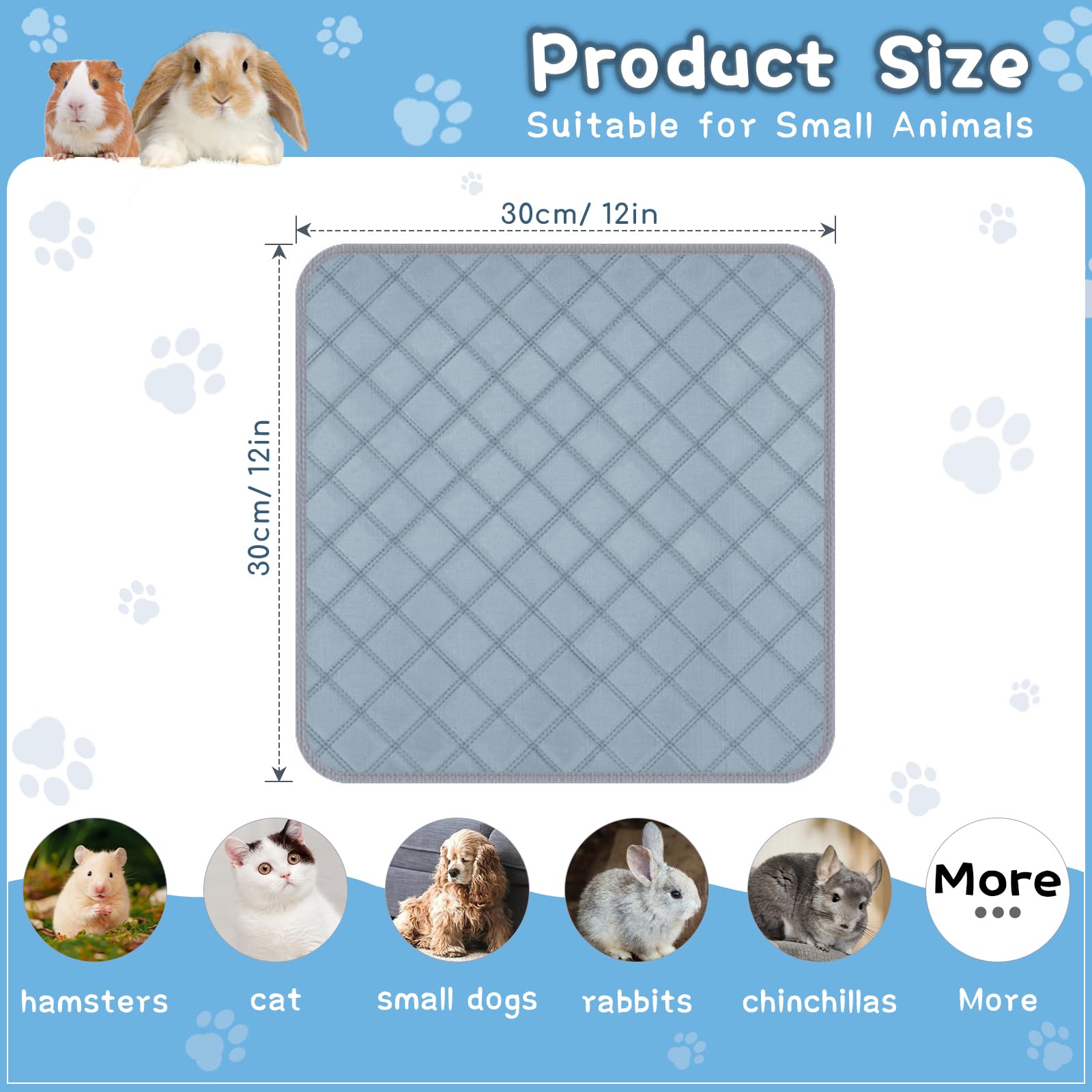 HOBBTREE almohadillas absorbentes cobayas: alta absorción para mantener patas secas.