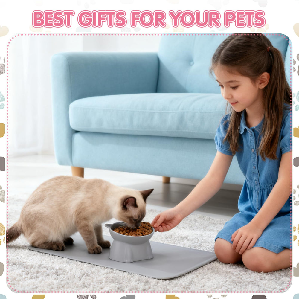 Hoemwarm set de 3 tazones para varios gatos en casa.