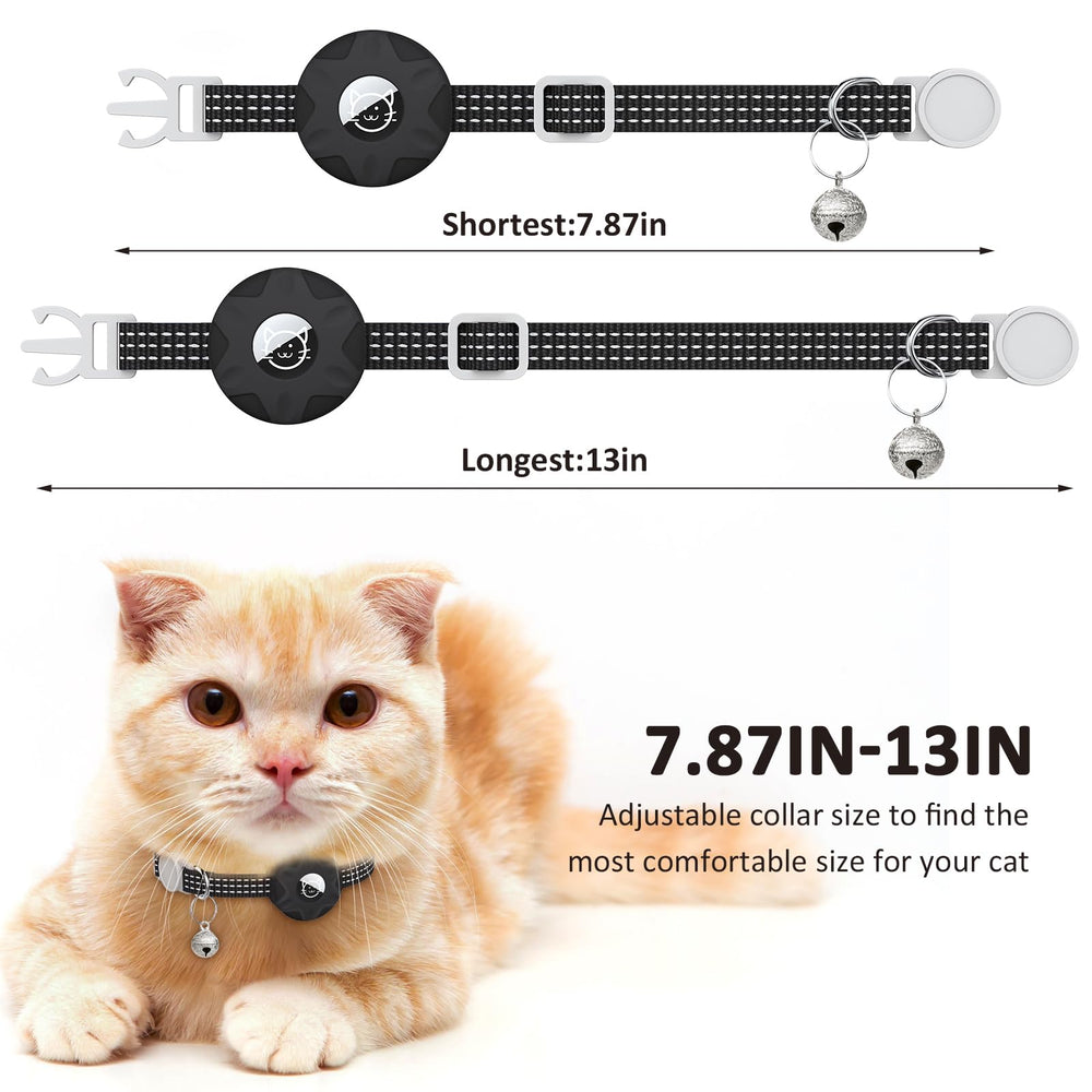 Hoeraonr collar gato ajuste resistente para gatos activos
