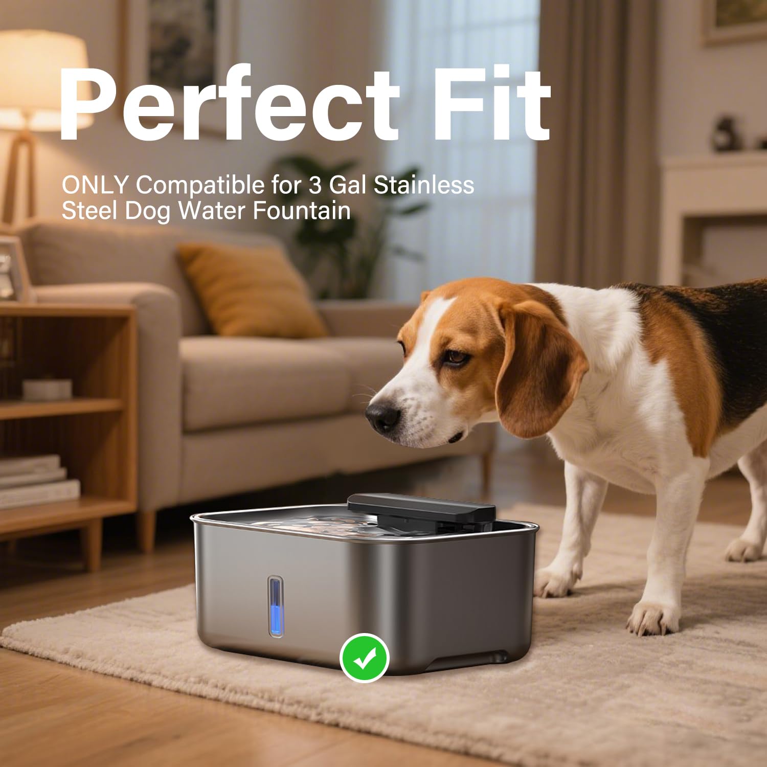 HOETEK mantenimiento periódico de filtros, ideal para hogares con varios perros