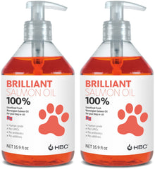 Hofseth Biocare aceite de salmón para perros, pelaje sano y brillo.