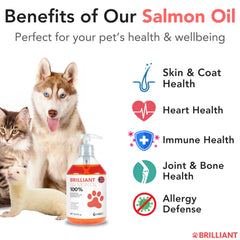 Hofseth Biocare aceite de salmón para perros, piel hidratada.