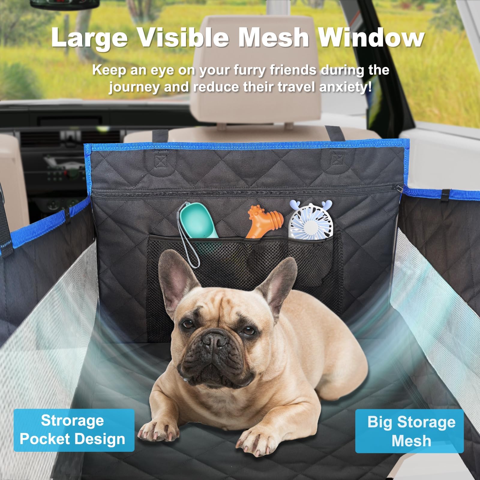 HOH-Tech diseño compacto para viajes en coche con mascota.