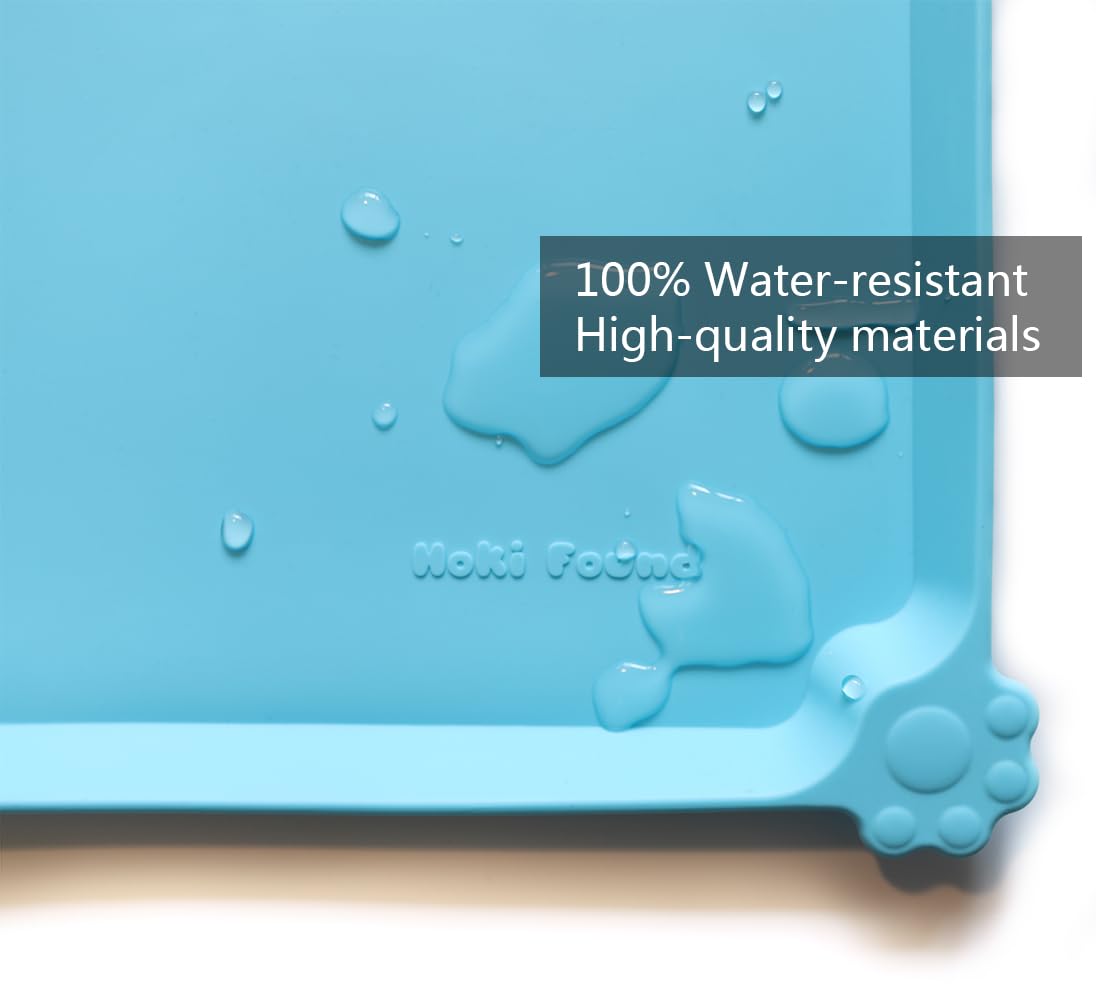 Superficie antideslizante y durable de Hoki Found para tazones de mascotas.