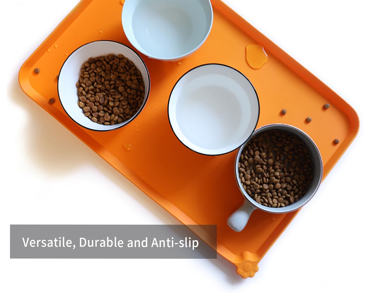 Mantel naranja de Hoki Found L diseño práctico para mascotas en casa