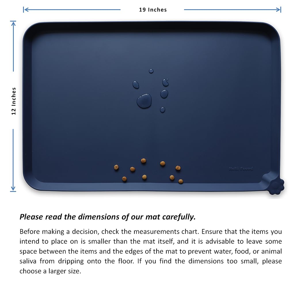 Mat de alimentación portátil Hoki Found, ideal para viajes y limpieza rápida.