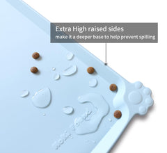 Placa de alimentación de silicona impermeable Hoki Found, ideal para comidas sin desorden.