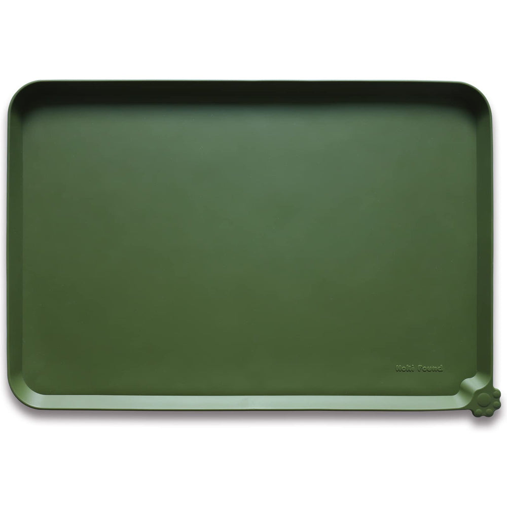 Tapete de silicona antideslizante Hoki Found para perros y gatos, de 22x14 pulgadas.