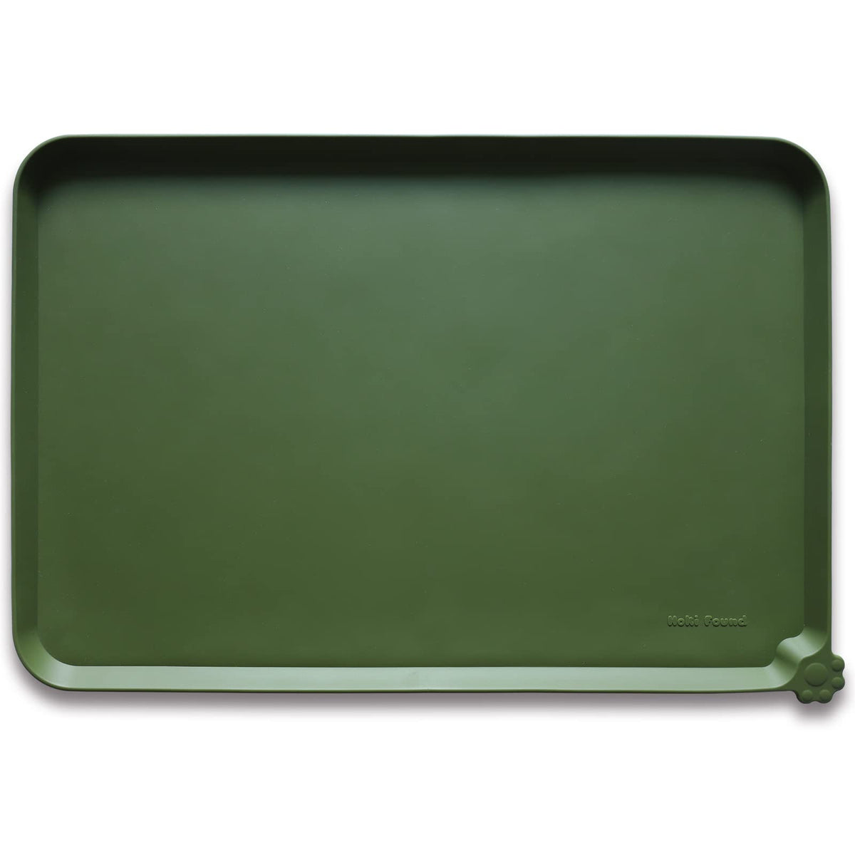 Tapete de silicona antideslizante Hoki Found para perros y gatos, de 22x14 pulgadas.