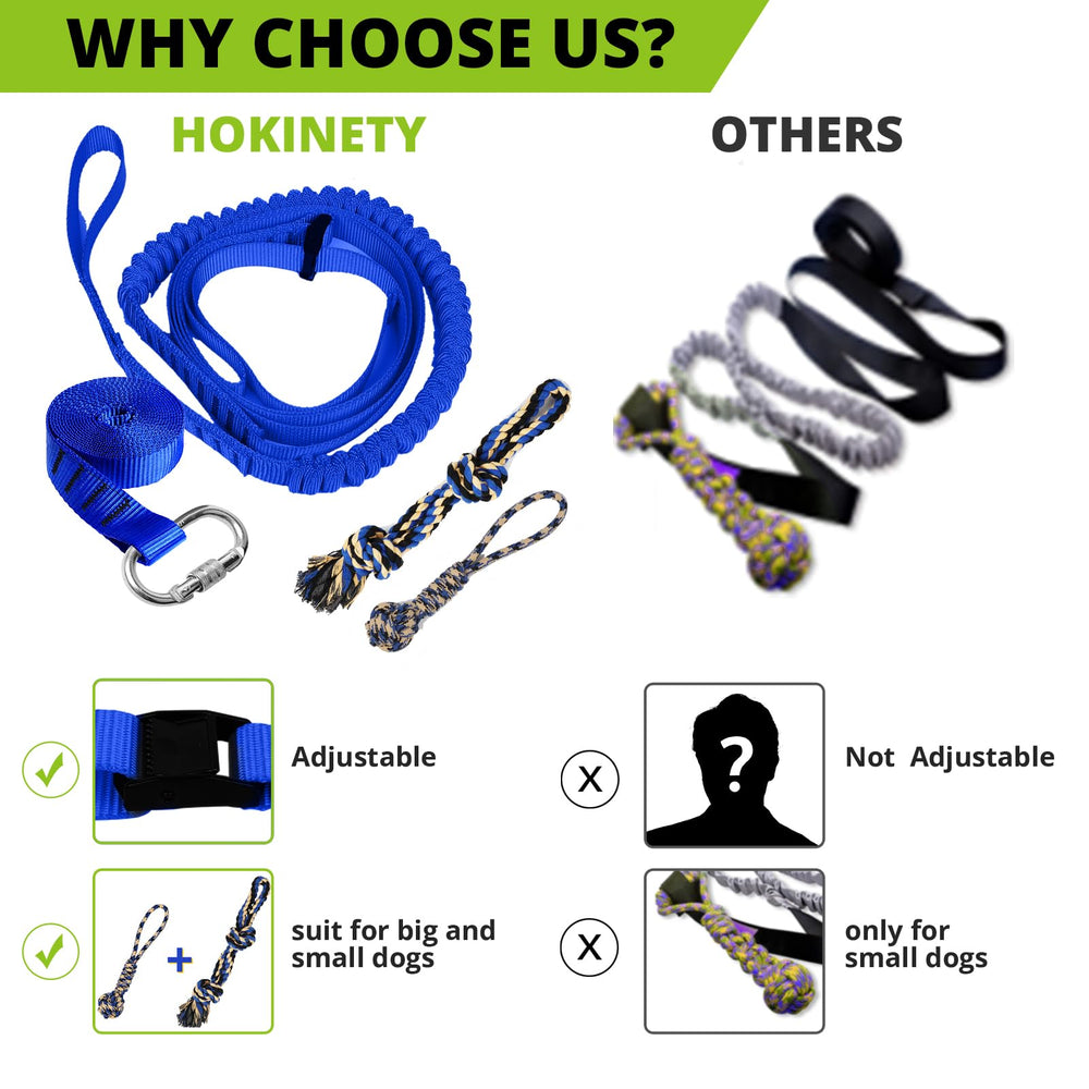 Resorte bungee HOKINETY que rebota para juego activo al exterior.