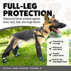 Bota para perro Hokkaido Paws Kuma con cierre ajustable para un ajuste seguro.