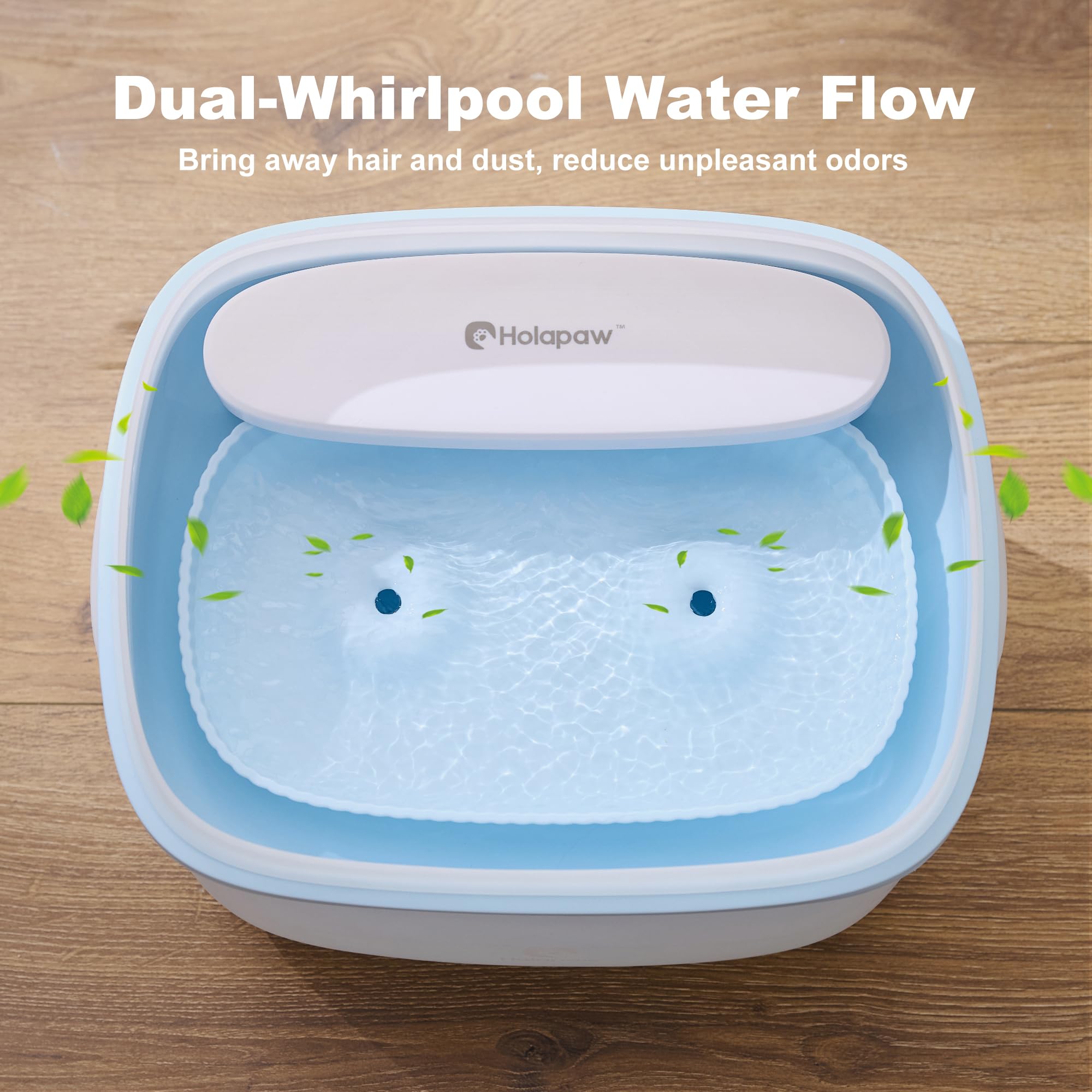 HOLAPAW fuente de agua sin derrames para interiores limpios