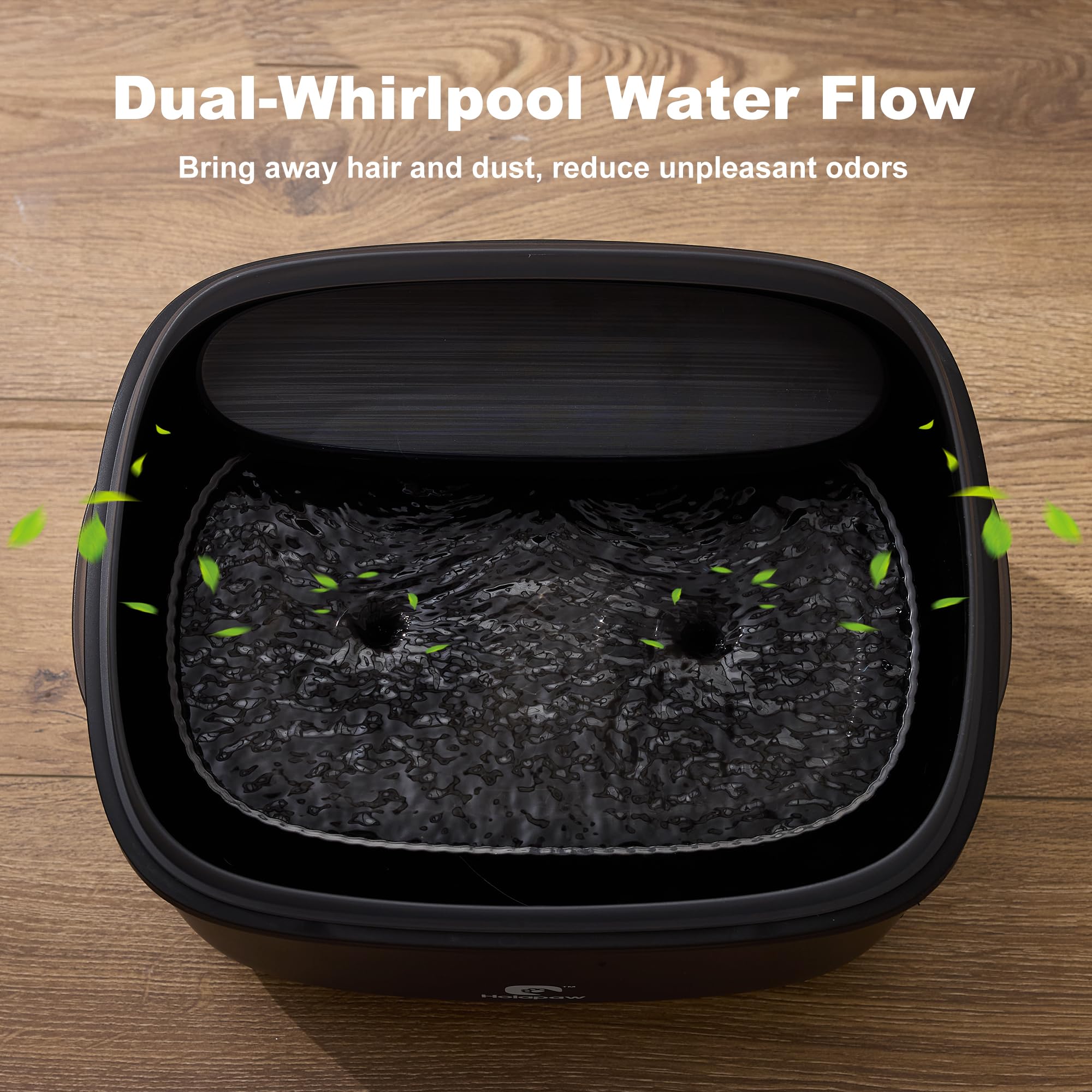 HOLAPAW tanque de 8 L con nivel de agua visible para rellenar fácilmente.