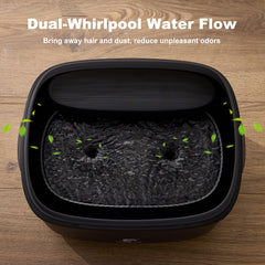 HOLAPAW tanque de 8 L con nivel de agua visible para rellenar fácilmente.
