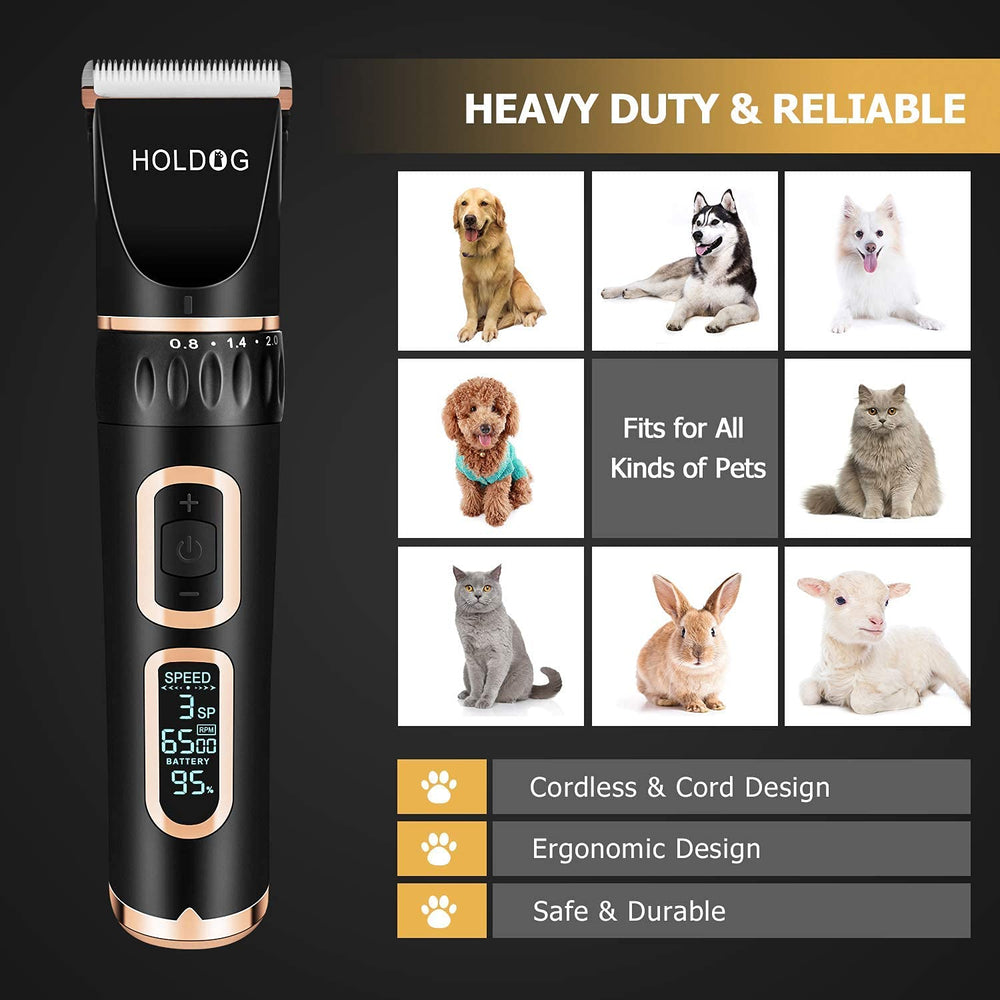 Holdog batería de alta capacidad 2200mAh para sesiones largas sin interrupciones.