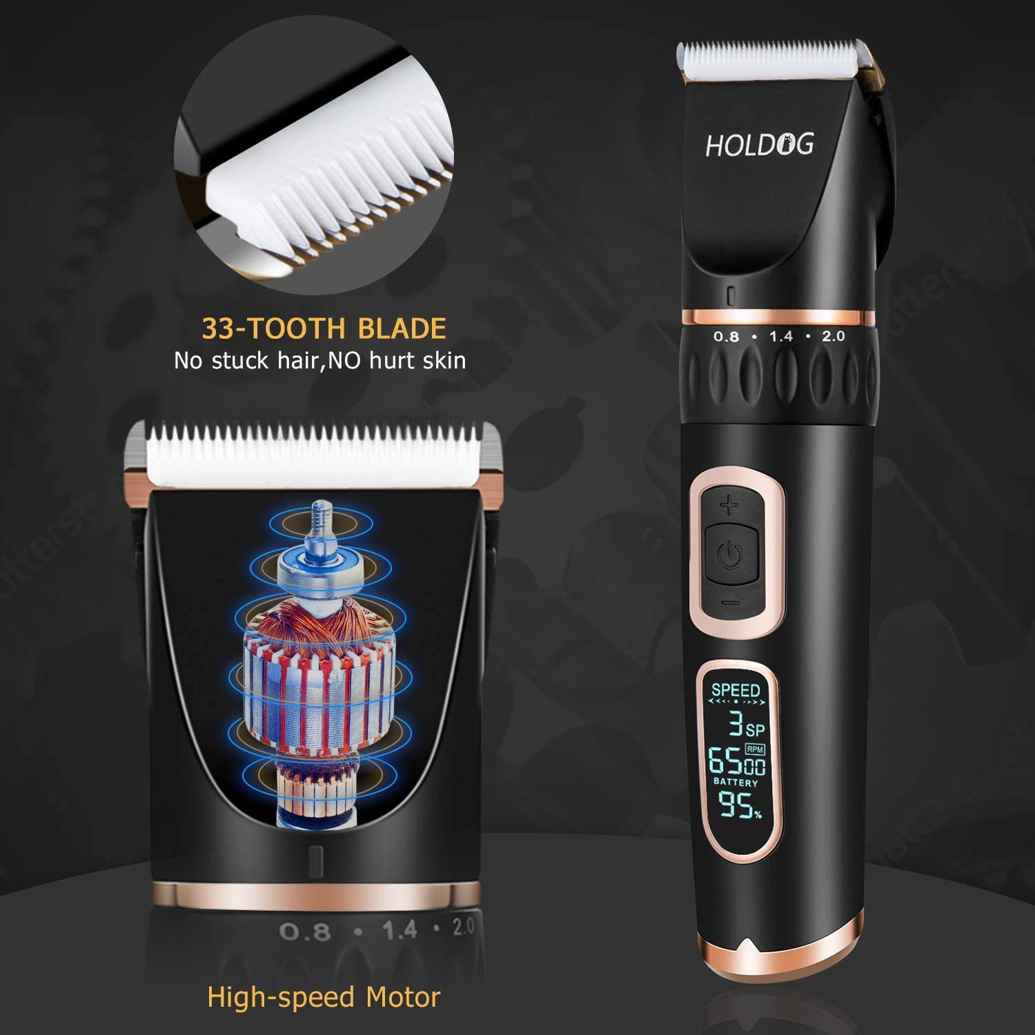 Holdog peines ajustables de 3 a 18 mm para diferentes longitudes.