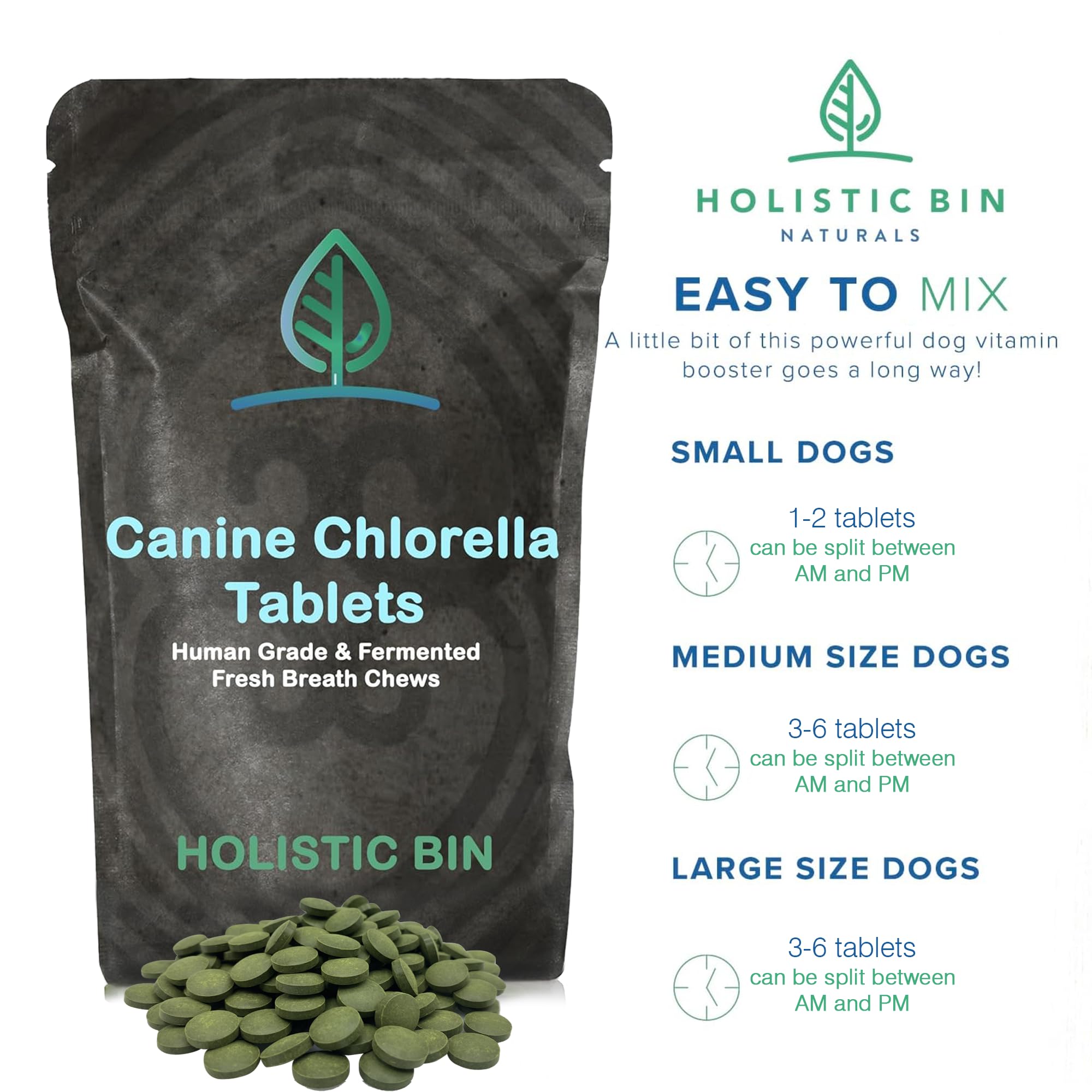 Holistic Bin ingredientes naturales de alta calidad para perros