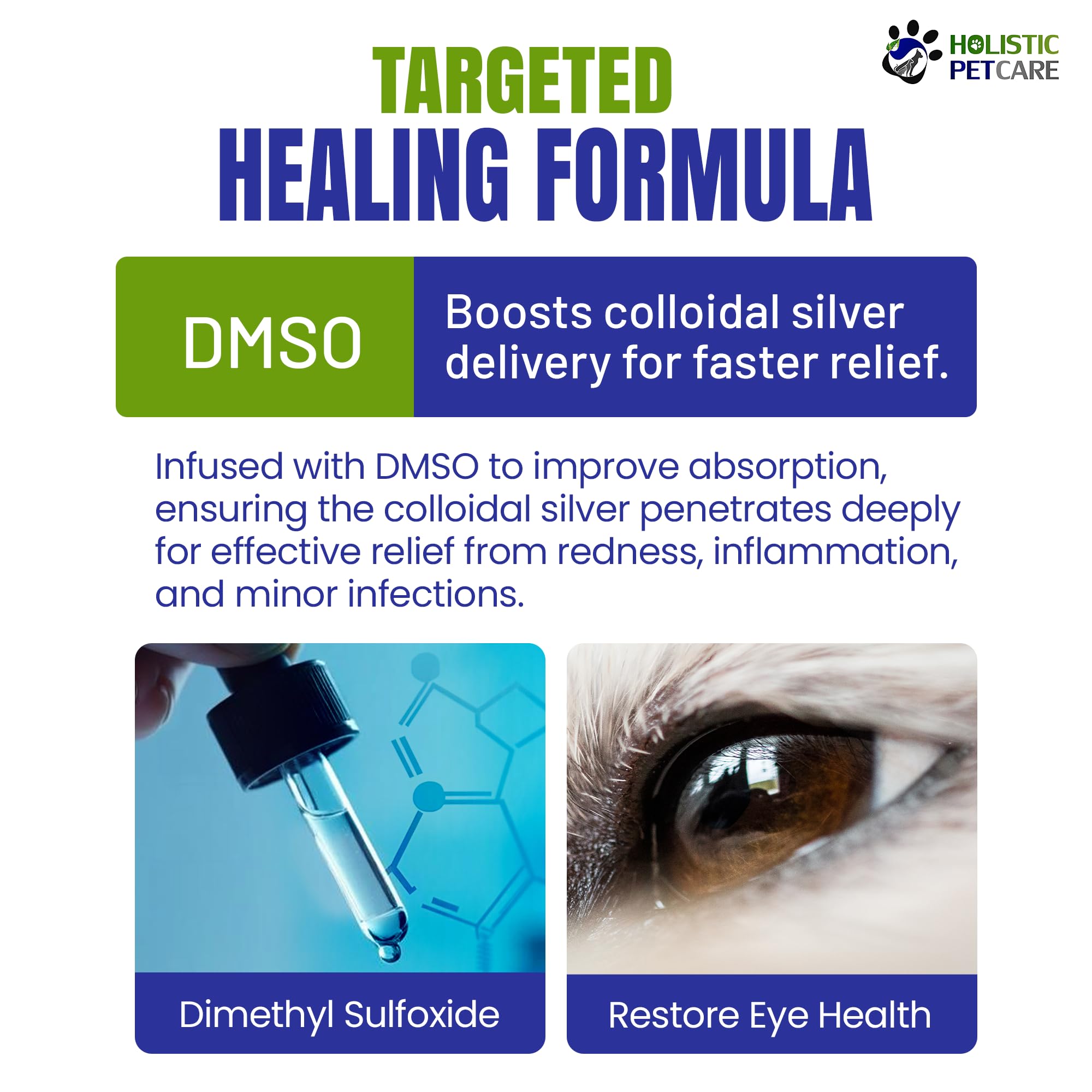 Holistic Pet Care, salud-ocular-holistica, complemento diario para ojos sanos.