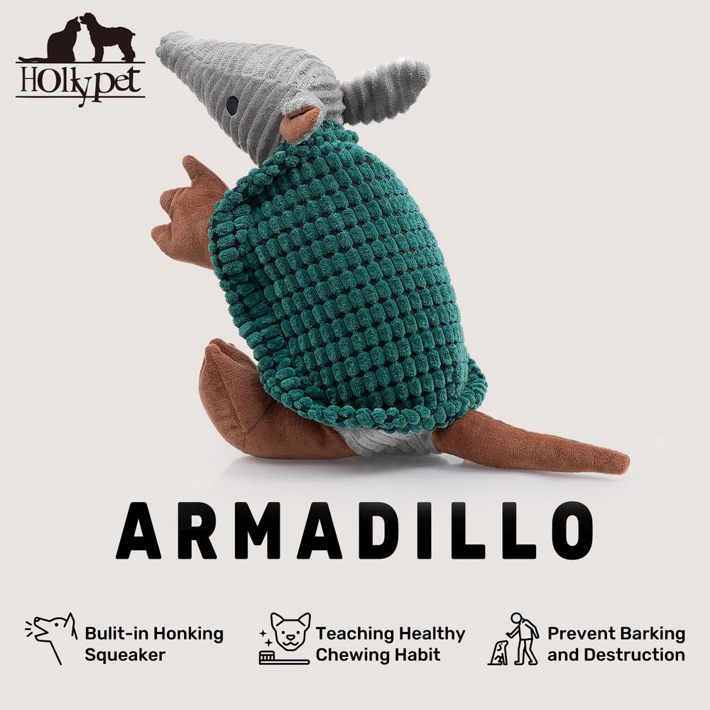 Armadillo Hollypet en colores llamativos para despertar la curiosidad del perro.