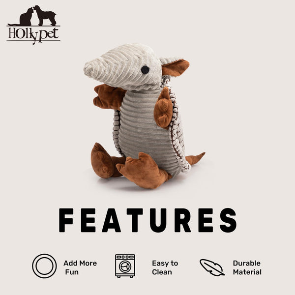 Hollypet Armadillo para todo tipo de perros, diversión segura.