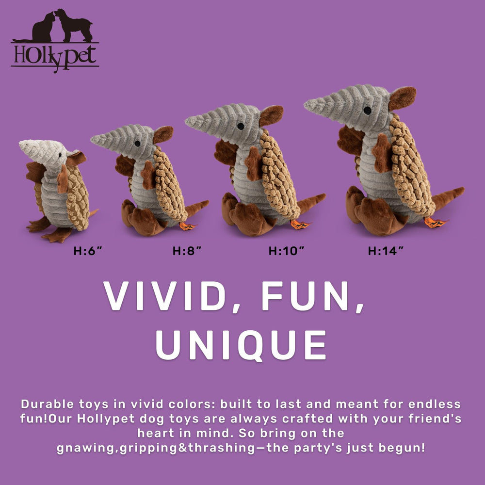 Diseño atractivo de Armadillo de Hollypet para perros de todos los tamaños.