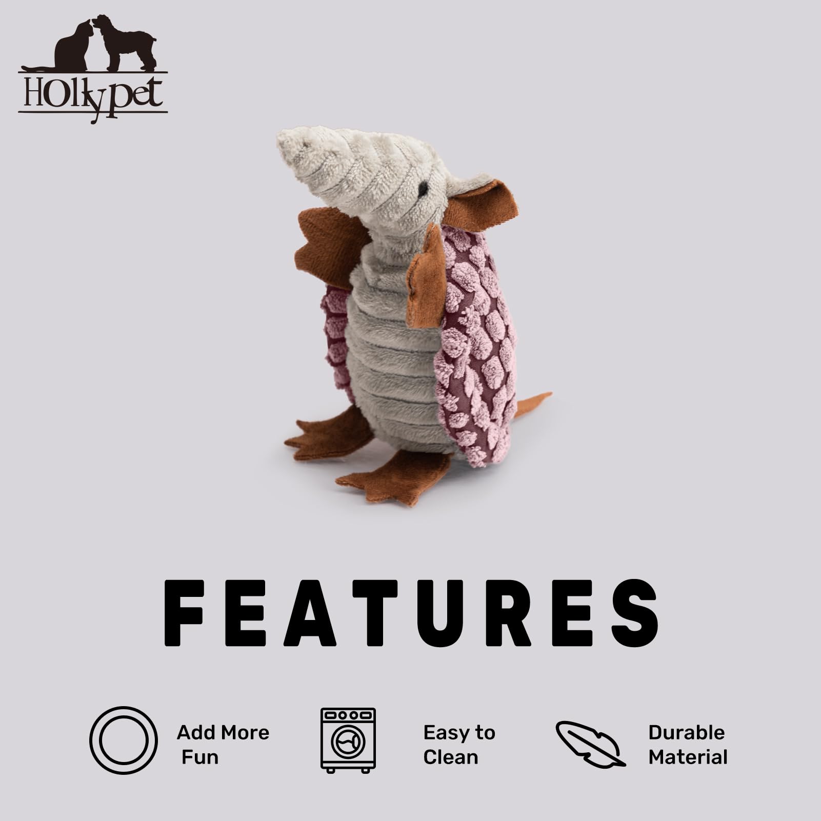 Hollypet Armadillo-diseño-colorido: elige el color que mejor se vea con tu mascota.