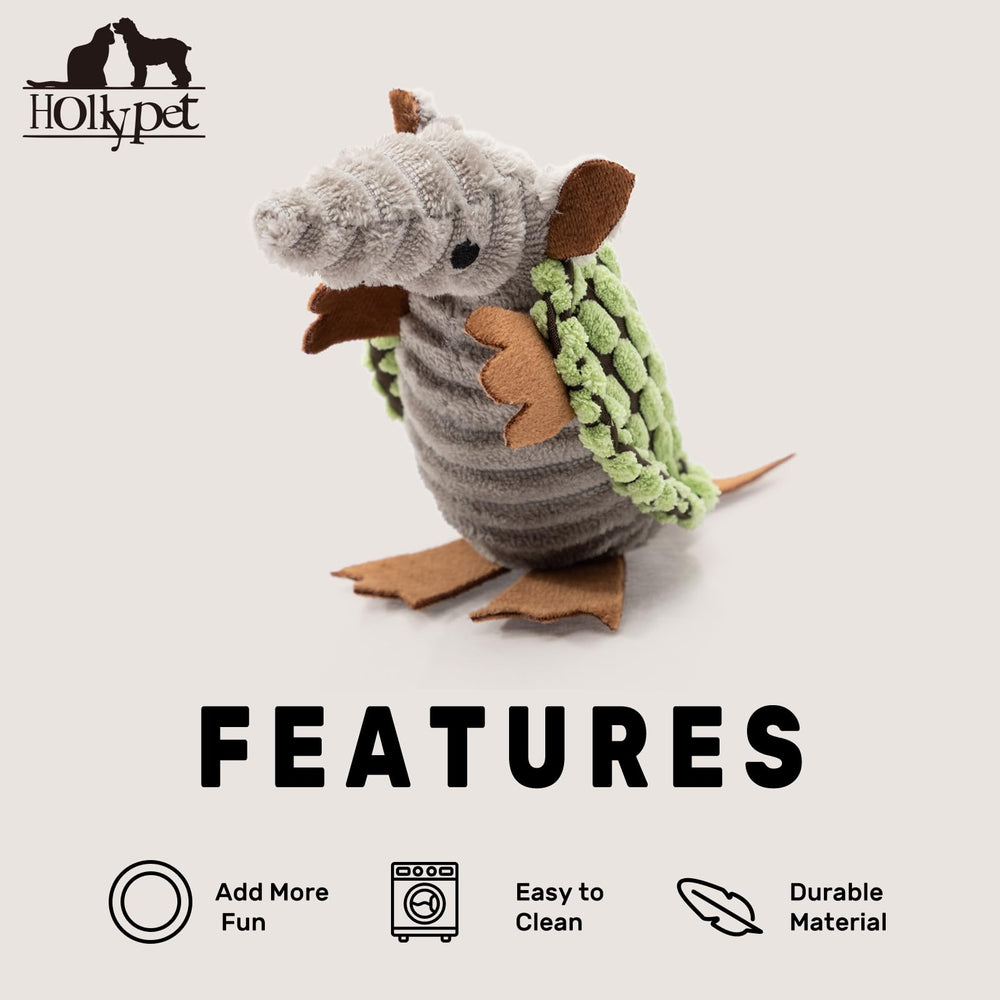 Hollypet Armadillo: juguete duradero y seguro para perros