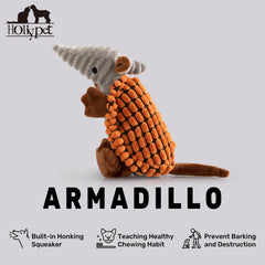 Hollypet Armadillo juguete ideal para lanzar, perseguir y recuperar con tu perro.