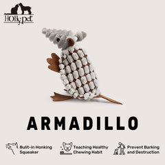 Hollypet Armadillo juego para lanzar y recuperar durante paseos.