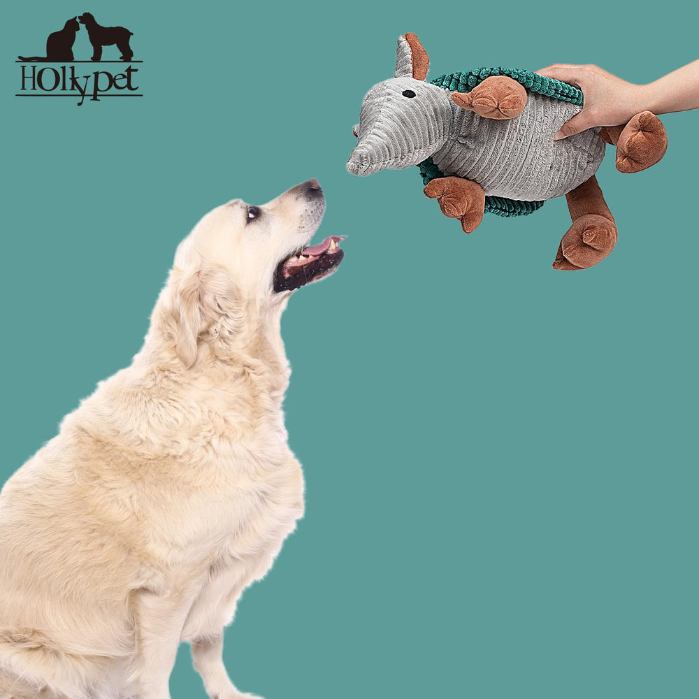 Juguete duradero Hollypet Armadillo para uso en interior y exterior.