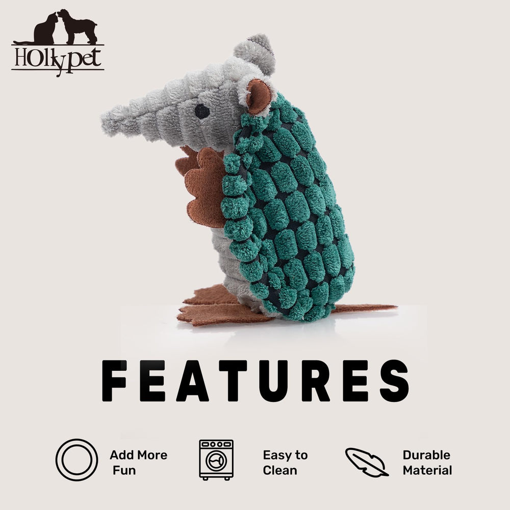 Supervisión necesaria con el Armadillo Hollypet para una experiencia segura.