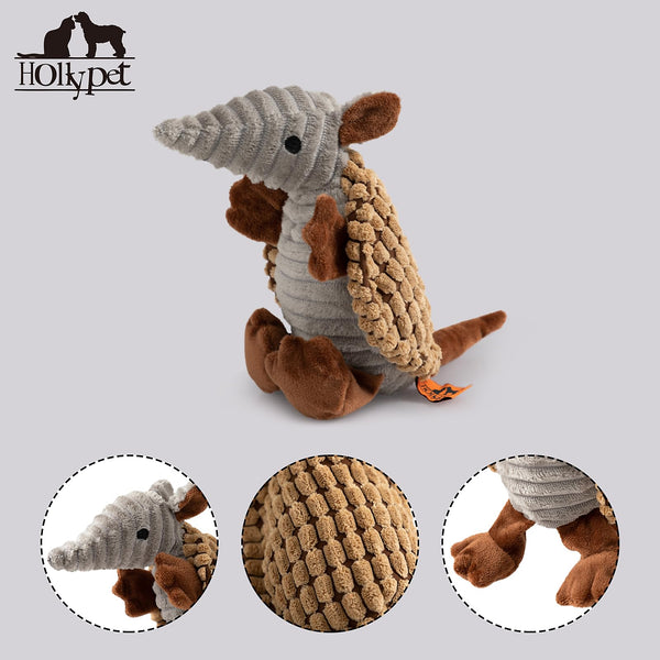 Textura de masaje Armadillo de Hollypet para encías y juego.